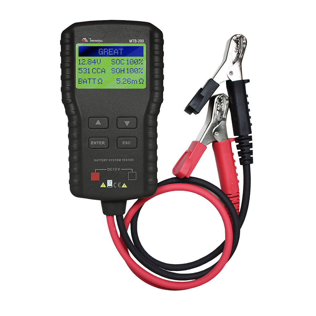 Testador Bateria Automotivo Minipa Mtb-200 12v/24v