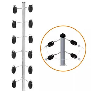Conjunto Elétrica Industrial 50 Metros de Muro c/ Central PPA Wi-Fi Controlado Por Aplicativo